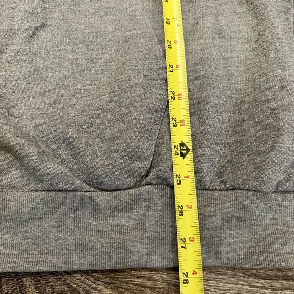 Gymshark Hoodie Sweatshirt Mens Medium Gray Graphic Logo Pullover Athletic - Picture 8 of 10